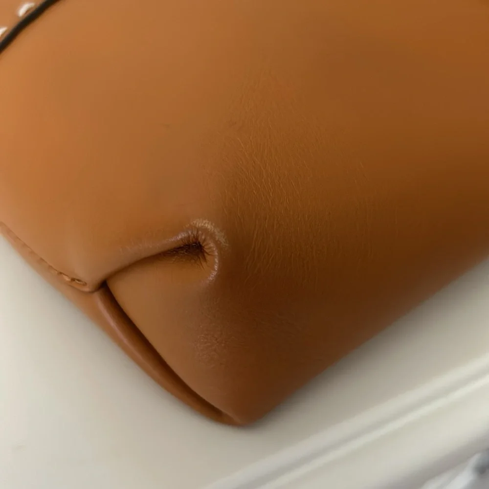 Tory Burch Squash Smooth Leather Mini McGraw Satchel - Picture 12 of 13